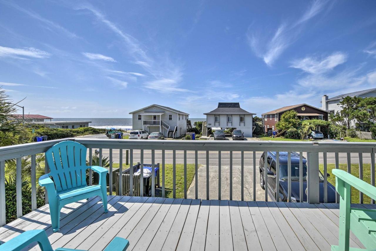 Oak Island Beach Abode With Deck Walk To Shore! Exterior photo